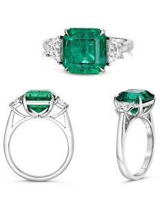 Emerald Cut Emerald Ring