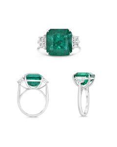Emerald Cut Emerald Ring