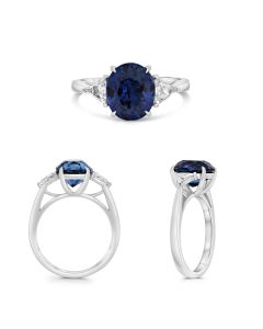 Oval Sapphire Ring