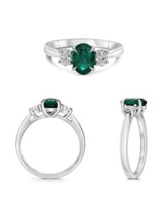 Oval Emerald Ring