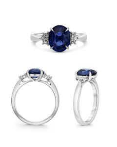 Oval Sapphire Ring