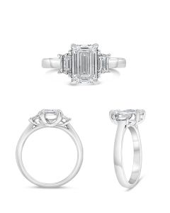Emerald Cut Diamond Ring