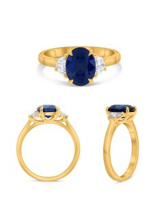 Oval Sapphire Ring