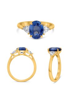 Oval Sapphire Ring
