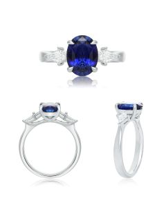 Oval Sapphire Ring