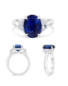Oval Sapphire Ring
