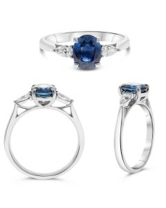 Oval Sapphire Ring
