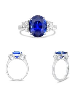 Oval Sapphire Ring