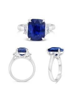 Cushion Sapphire Ring