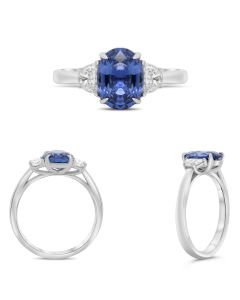 Oval Sapphire Ring
