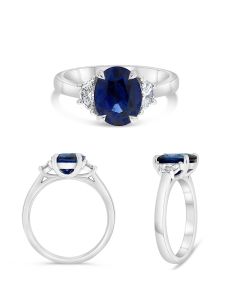 Oval Sapphire Ring