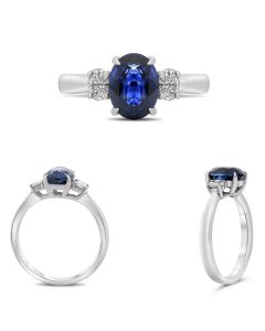 Oval Sapphire Ring
