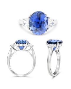 Oval Sapphire Ring