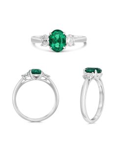 Oval Emerald Ring