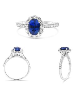Oval Sapphire Ring
