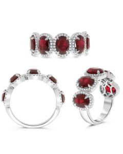 Oval Ruby Ring