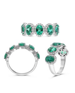 Oval Emerald Ring