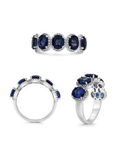 Oval Sapphire Ring