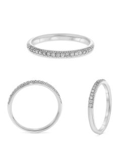 French Pave Diamond Band