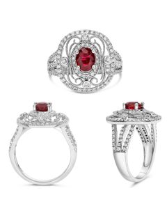 Oval Ruby Ring
