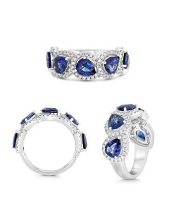 Pear Shape Sapphire Ring