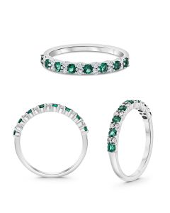 Round Emerald Ring
