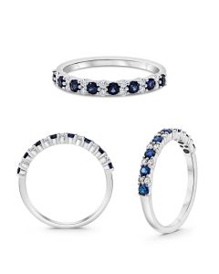 Round Sapphire Ring