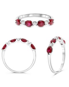 Oval Ruby Ring
