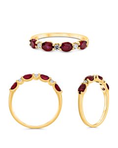 Oval Ruby Ring