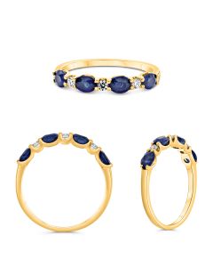Oval Sapphire Ring