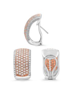 Pink Diamond Earring