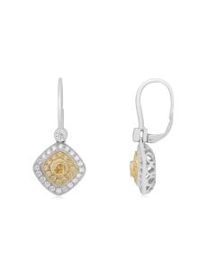 Colorful Diamond Drop Earrings