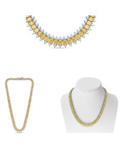 Radiant Yellow Diamond Necklace