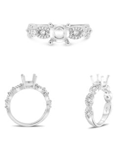 Marquise Diamond Shank Engagement Setting