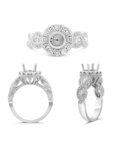 Diamond Infinity Shank Engagement Setting