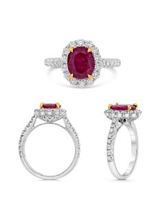 Oval Ruby Ring