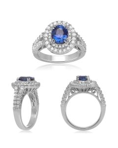 Oval Sapphire Ring