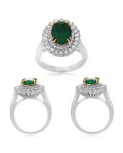 Oval Emerald Ring