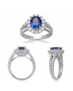 Oval Sapphire Ring