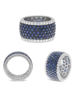 Round Sapphire Ring