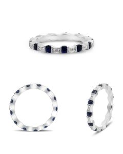 Round Sapphire Ring