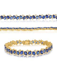 Oval Sapphire Bracelet