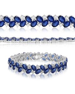 Oval Sapphire Bracelet
