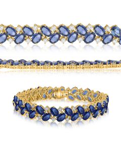 Oval Sapphire Bracelet