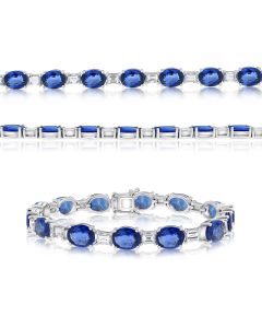 Oval Sapphire Bracelet