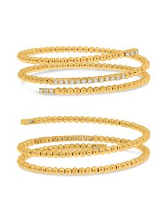 Round Diamond Bangle