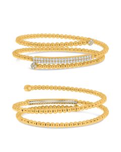 Round Diamond Bangle
