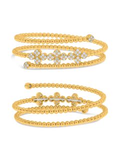 Round Diamond Bangle