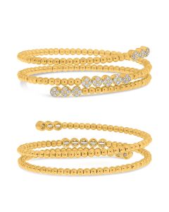 Round Diamond Bangle