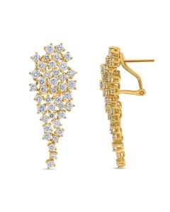 Round Diamond Earring